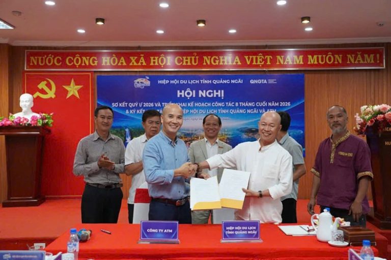 HIỆP HỘI DU LỊCH QUẢNG NGÃI HỢP TÁC ỨNG DỤNG ATM ACADEMY TRONG ĐÀO TẠO NGUỒN NHÂN LỰC DU LỊCH KHÁCH SẠN THEO CHUẨN VTOS